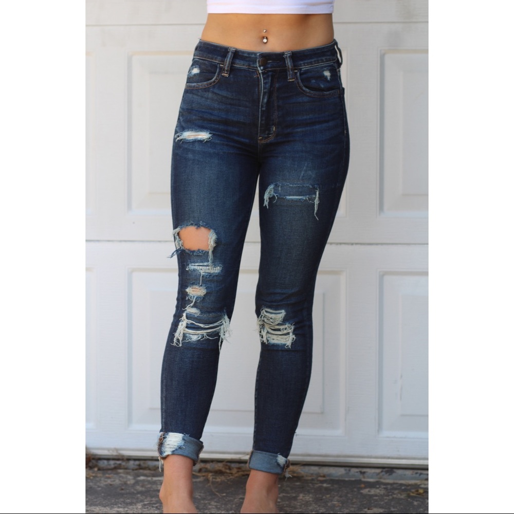 American Eagle high rise jeans